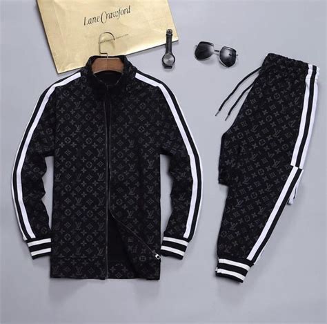 louis vuitton mens jogging suit|louis vuitton monogram pant.